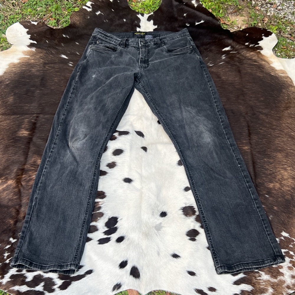 Urban Star faded black men’s denim jeans